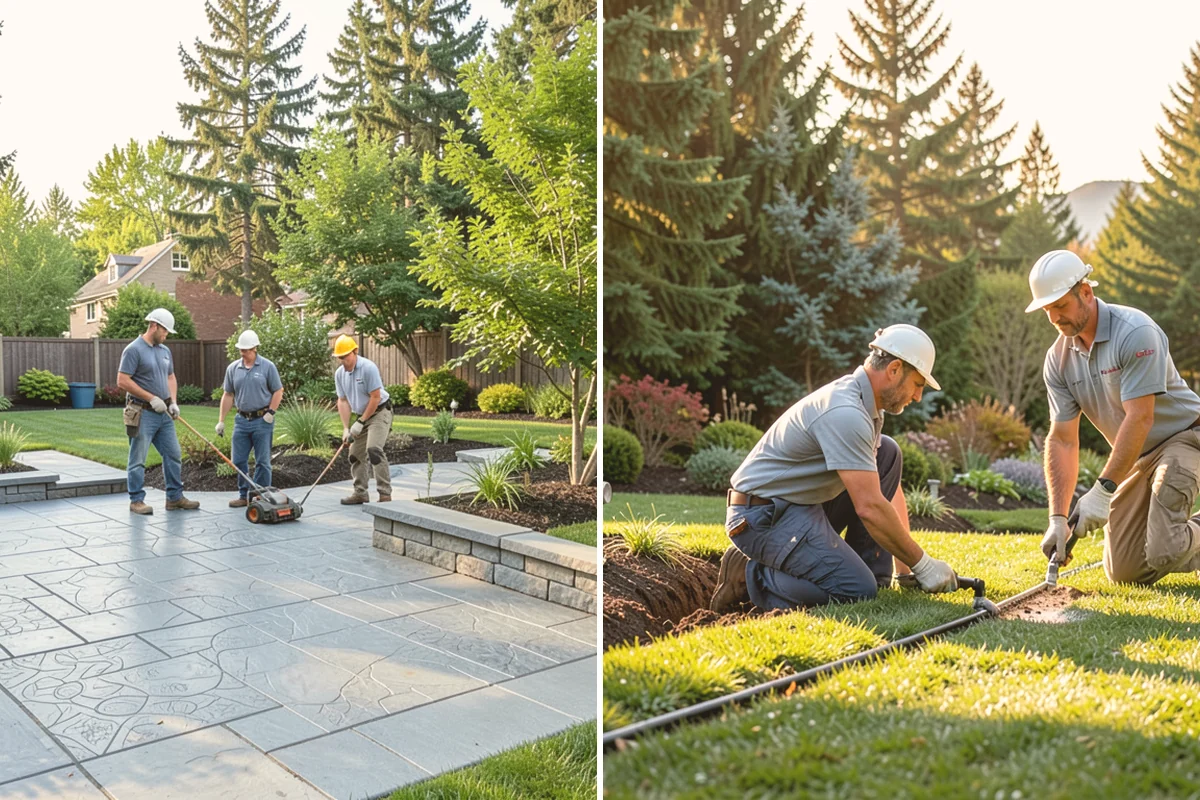 Landscape Renovation in Eatonville, Pierce County, WA - Walk the property and assess existing plantings and grade