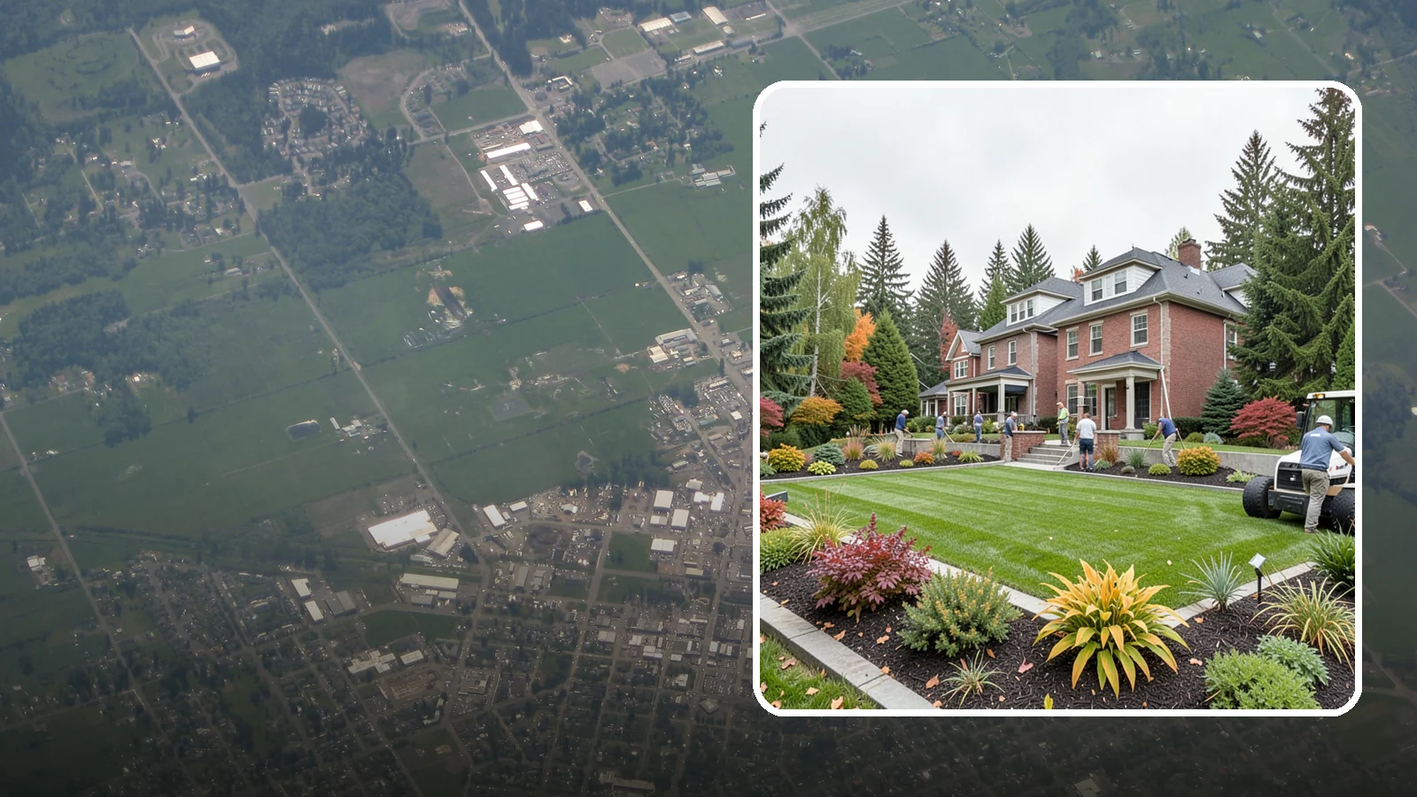 Landscape Renovation in Enumclaw, King County, WA - We reimagine and rebuild tired, overgrown yards into cohesive landscapes suited to the Pacific Northwest.