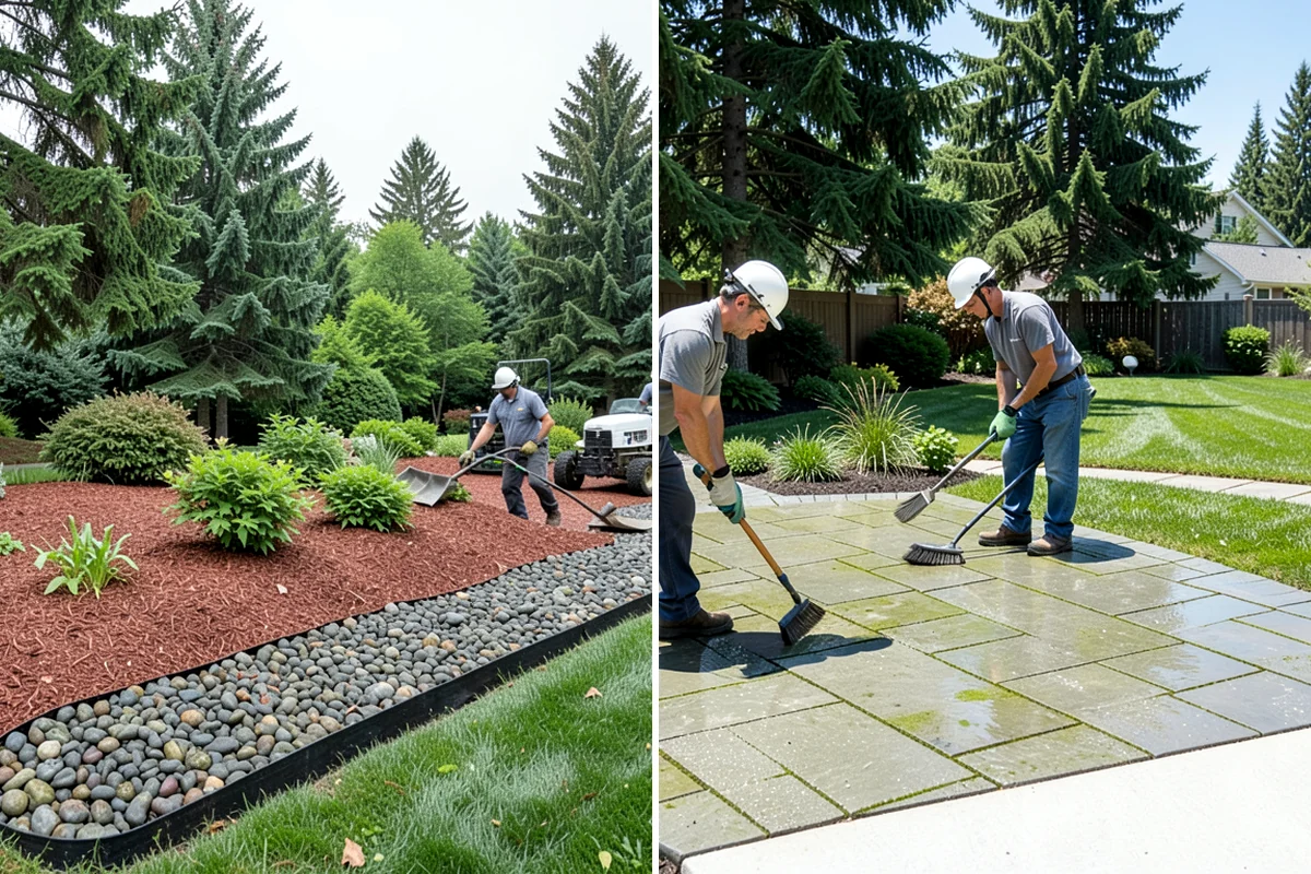 Landscape Renovation in Enumclaw, King County, WA - Walk the property and assess existing plantings and grade