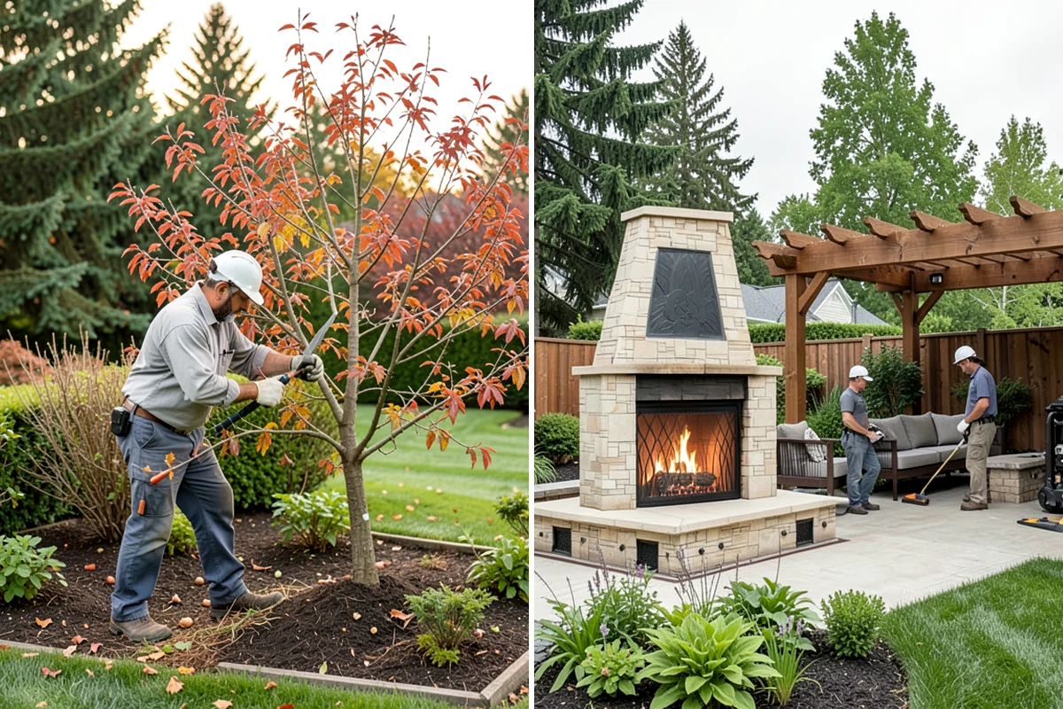 Landscape Renovation in Everett, Snohomish County, WA - Walk the property and assess existing plantings and grade
