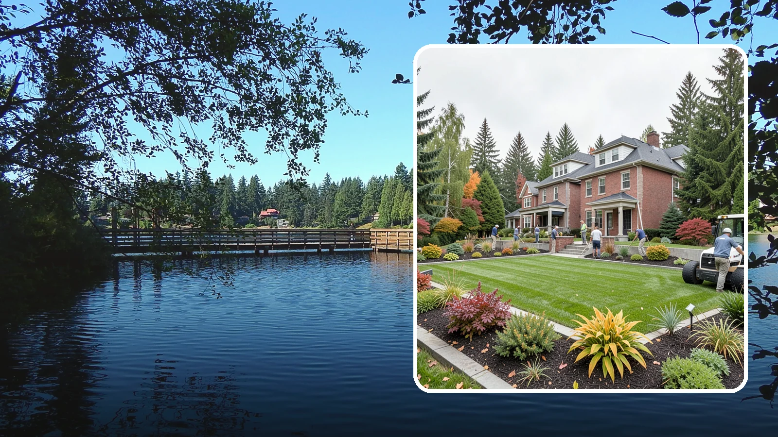 Landscape Renovation in Federal Way, King County, WA - We reimagine and rebuild tired, overgrown yards into cohesive landscapes suited to the Pacific Northwest.