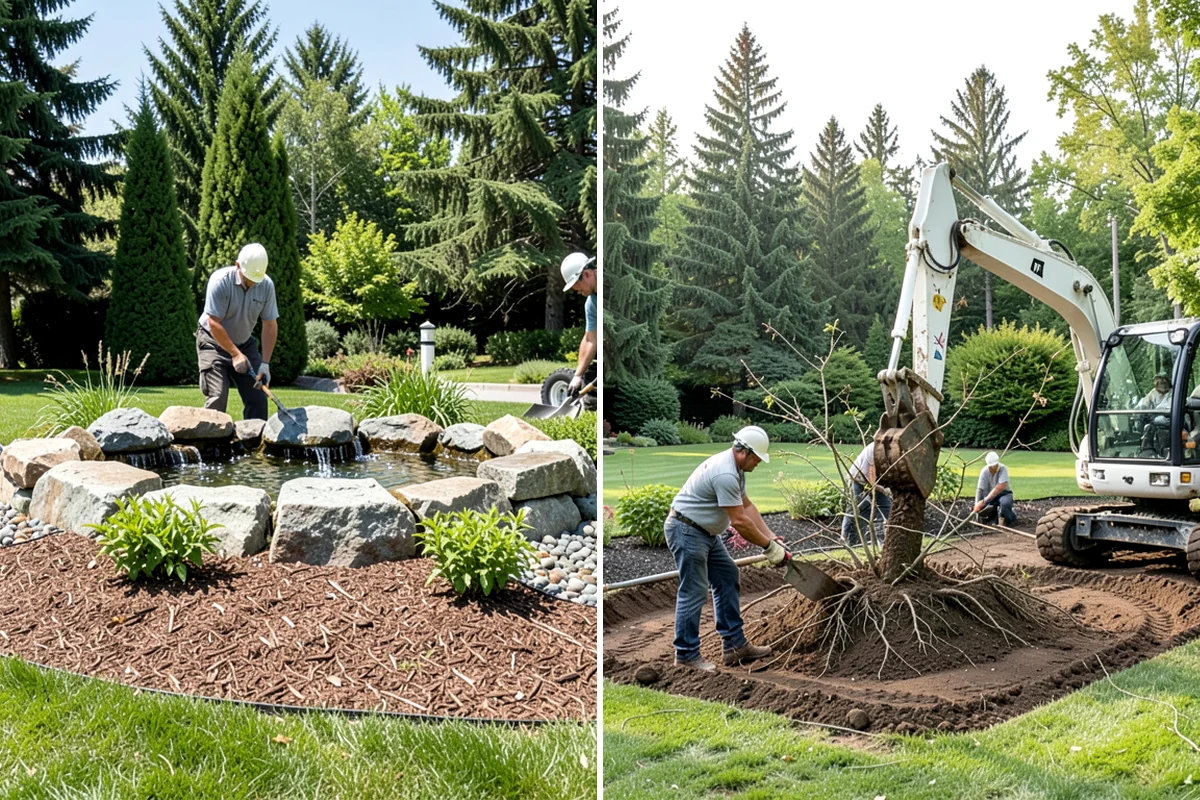 Landscape Renovation in Federal Way, King County, WA - Walk the property and assess existing plantings and grade