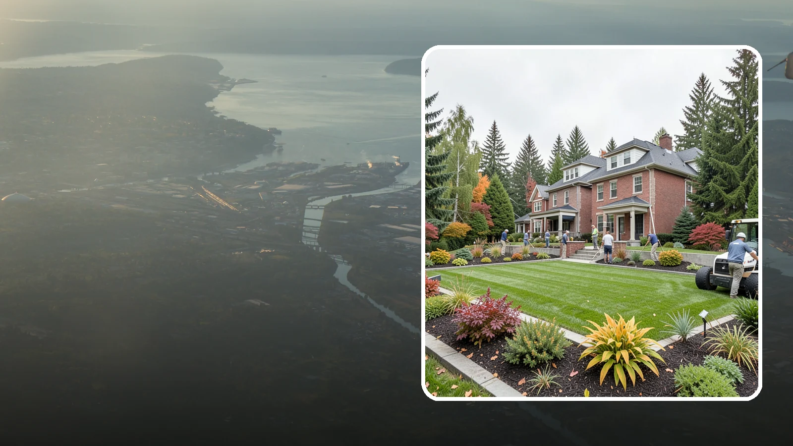 Landscape Renovation in Fife, Pierce County, WA - We reimagine and rebuild tired, overgrown yards into cohesive landscapes suited to the Pacific Northwest.