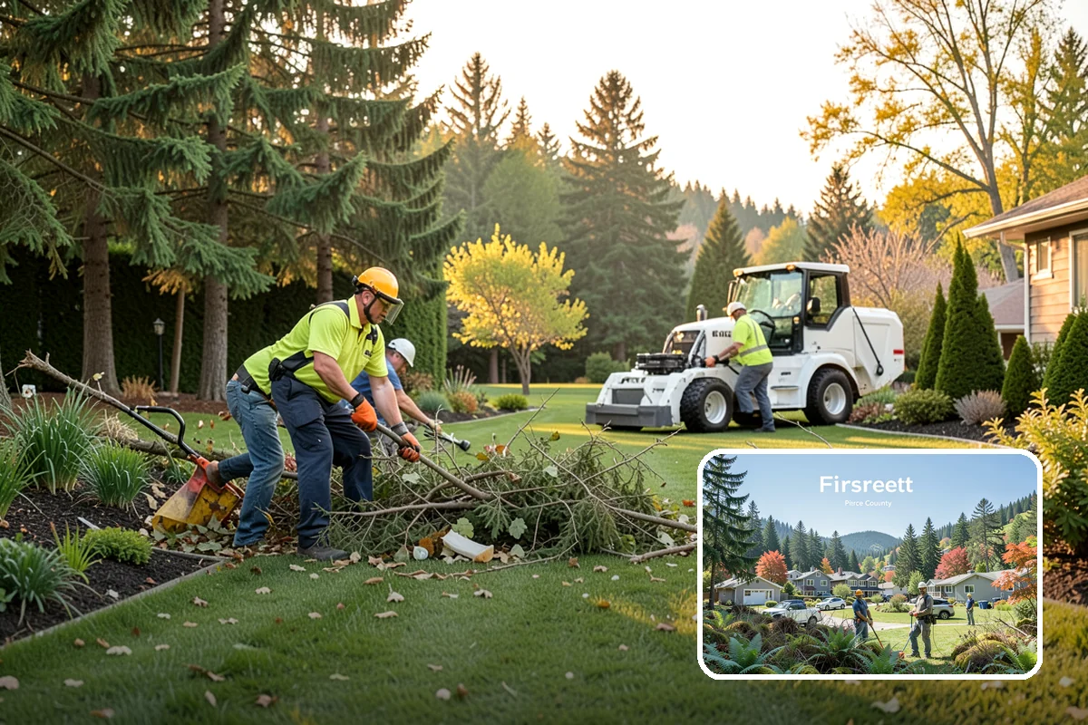 Landscape Renovation in Fircrest, Pierce County, WA - Fresh, cohesive design that respects mature plantings