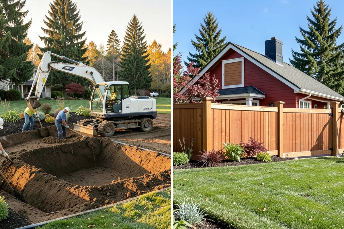 Landscape Renovation in Fircrest, Pierce County, WA - Walk the property and assess existing plantings and grade
