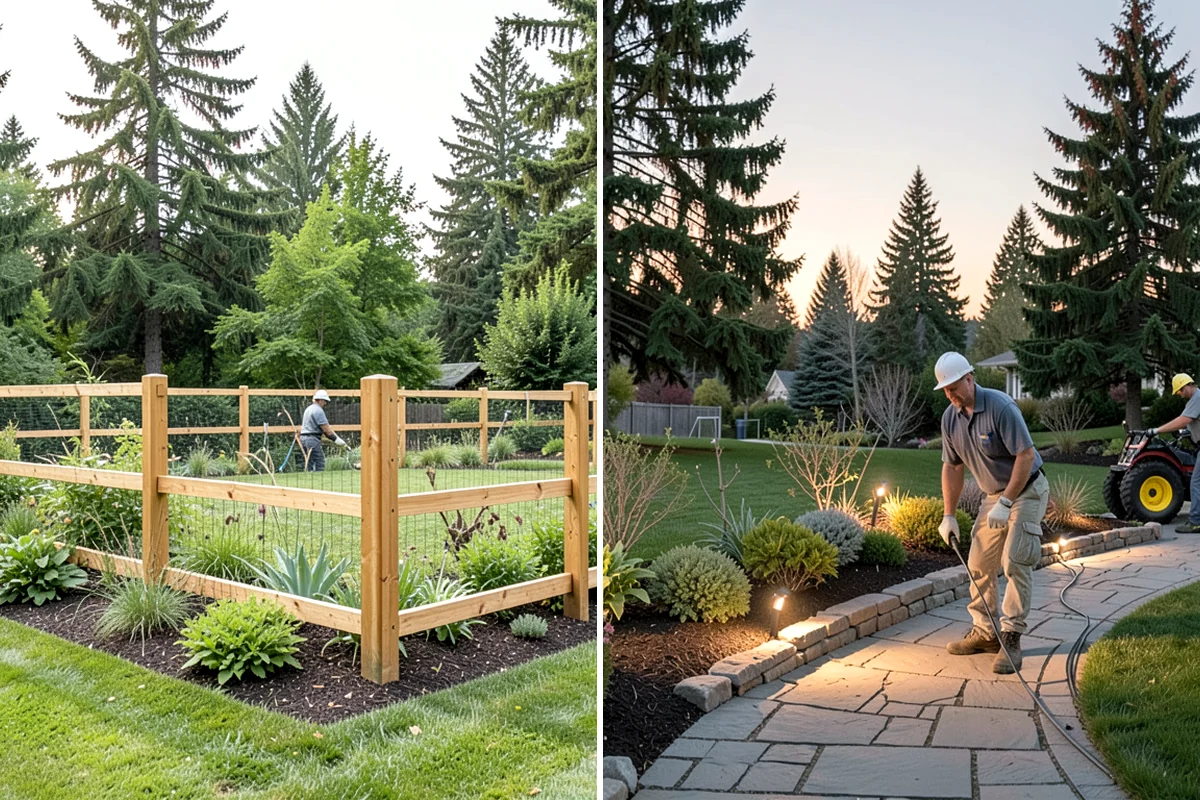 Landscape Renovation in Gig Harbor, Pierce County, WA - Walk the property and assess existing plantings and grade