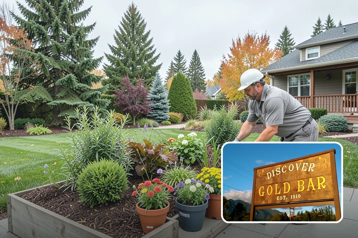 Landscape Renovation in Gold Bar, Snohomish County, WA - Fresh, cohesive design that respects mature plantings