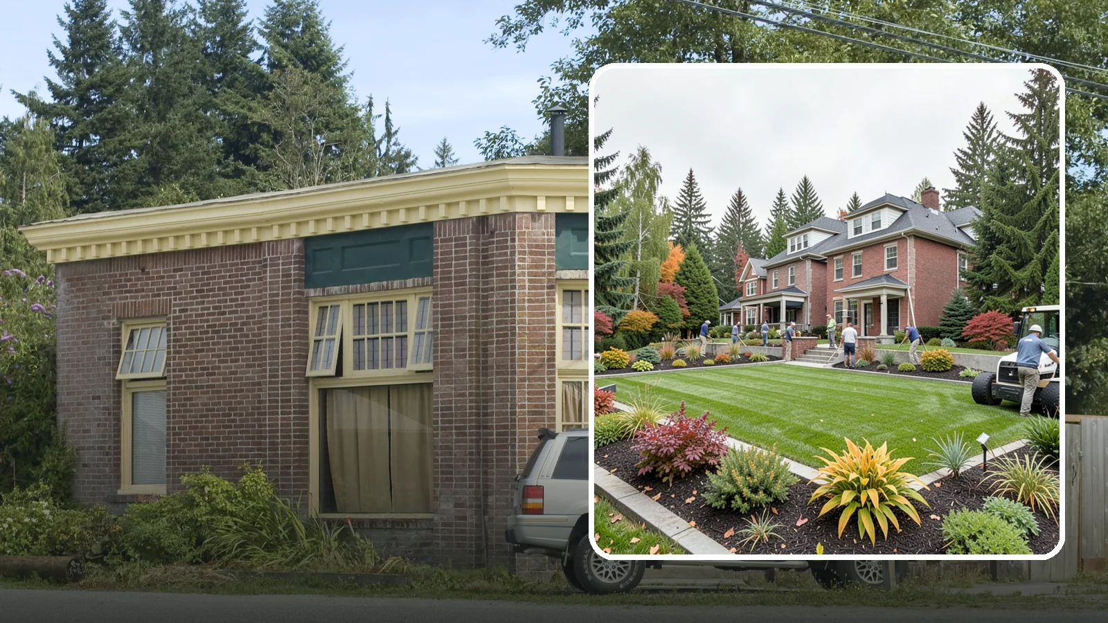 Landscape Renovation in Hamilton, Skagit County, WA - We reimagine and rebuild tired, overgrown yards into cohesive landscapes suited to the Pacific Northwest.