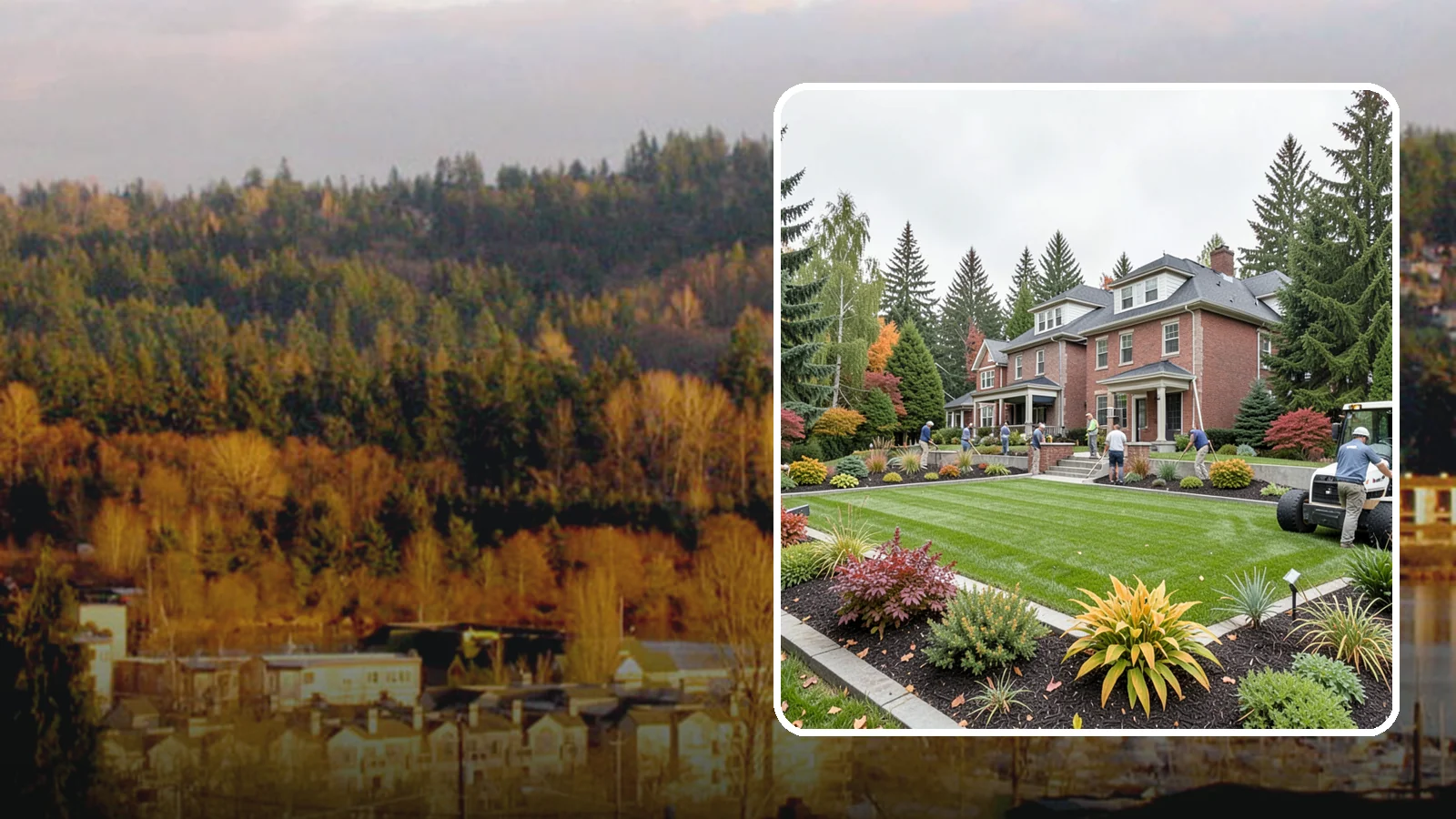 Landscape Renovation in Kenmore, King County, WA - We reimagine and rebuild tired, overgrown yards into cohesive landscapes suited to the Pacific Northwest.