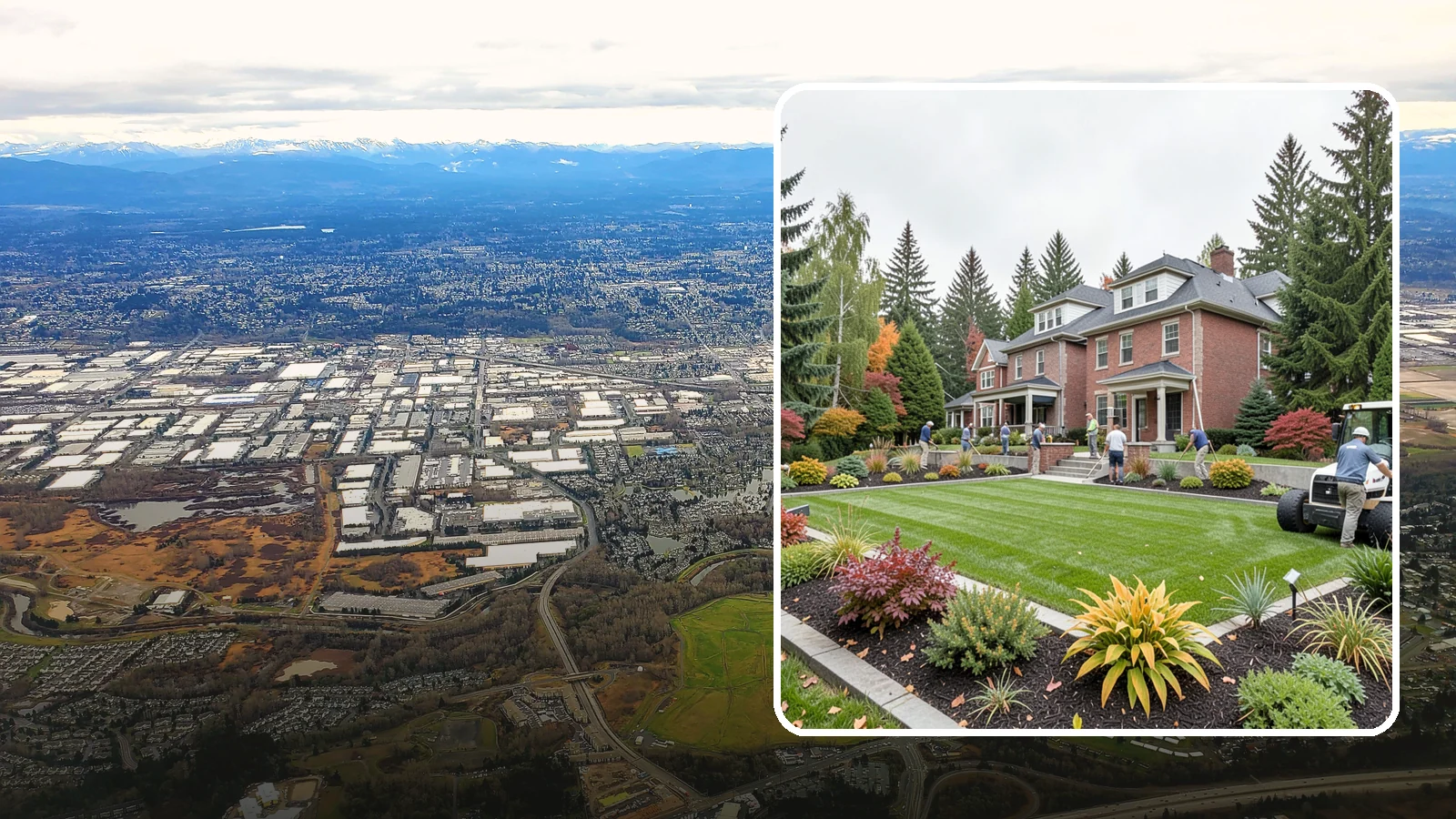 Landscape Renovation in Kent, King County, WA - We reimagine and rebuild tired, overgrown yards into cohesive landscapes suited to the Pacific Northwest.