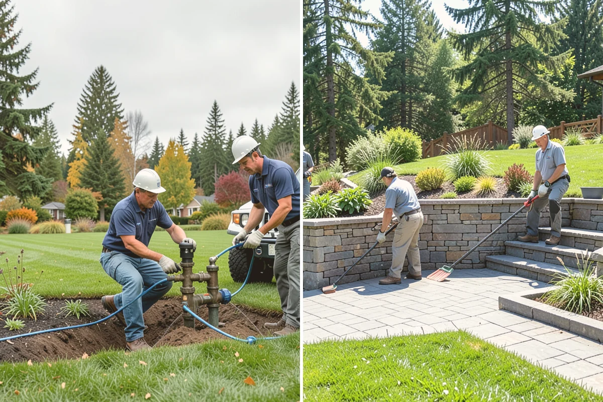 Landscape Renovation in Kirkland, King County, WA - Walk the property and assess existing plantings and grade