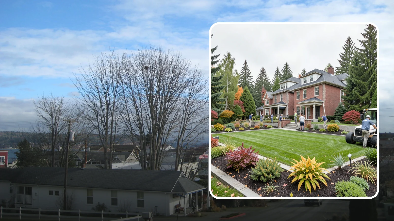 Landscape Renovation in Langley, Island County, WA - We reimagine and rebuild tired, overgrown yards into cohesive landscapes suited to the Pacific Northwest.