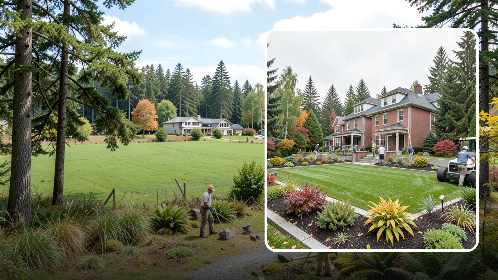 Landscape Renovation in Lyman, Skagit County, WA - We reimagine and rebuild tired, overgrown yards into cohesive landscapes suited to the Pacific Northwest.