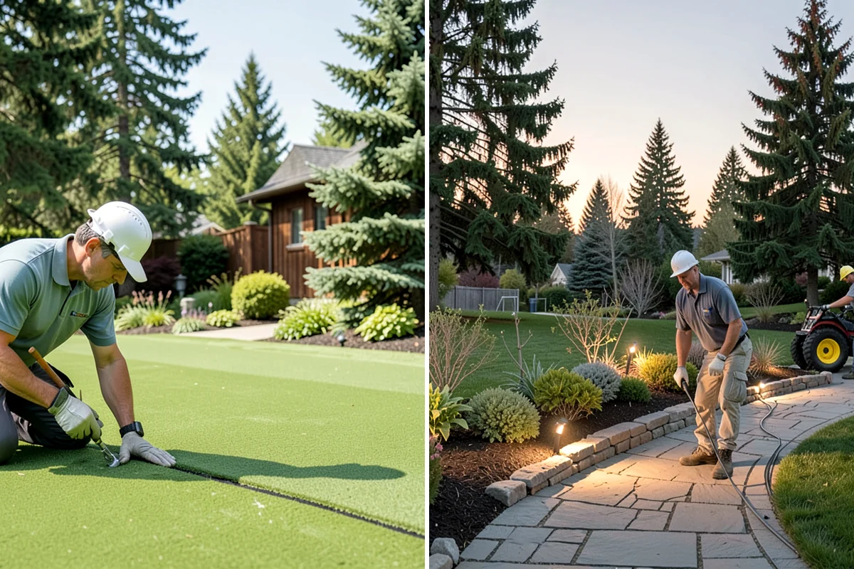Landscape Renovation in Lyman, Skagit County, WA - Walk the property and assess existing plantings and grade