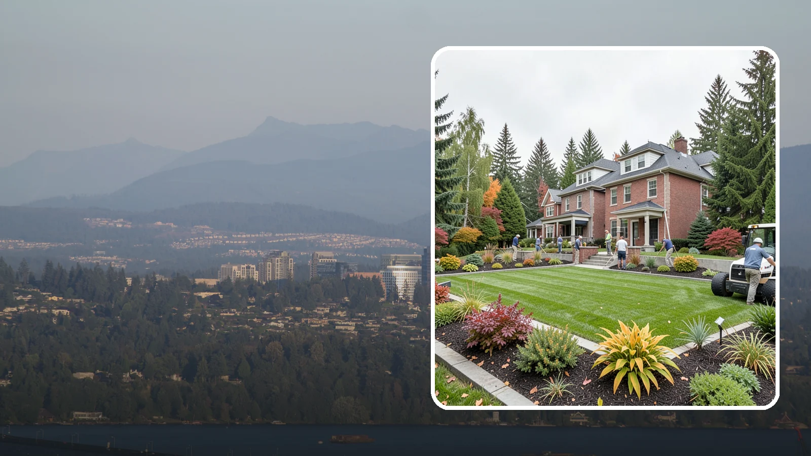 Landscape Renovation in Medina, King County, WA - We reimagine and rebuild tired, overgrown yards into cohesive landscapes suited to the Pacific Northwest.