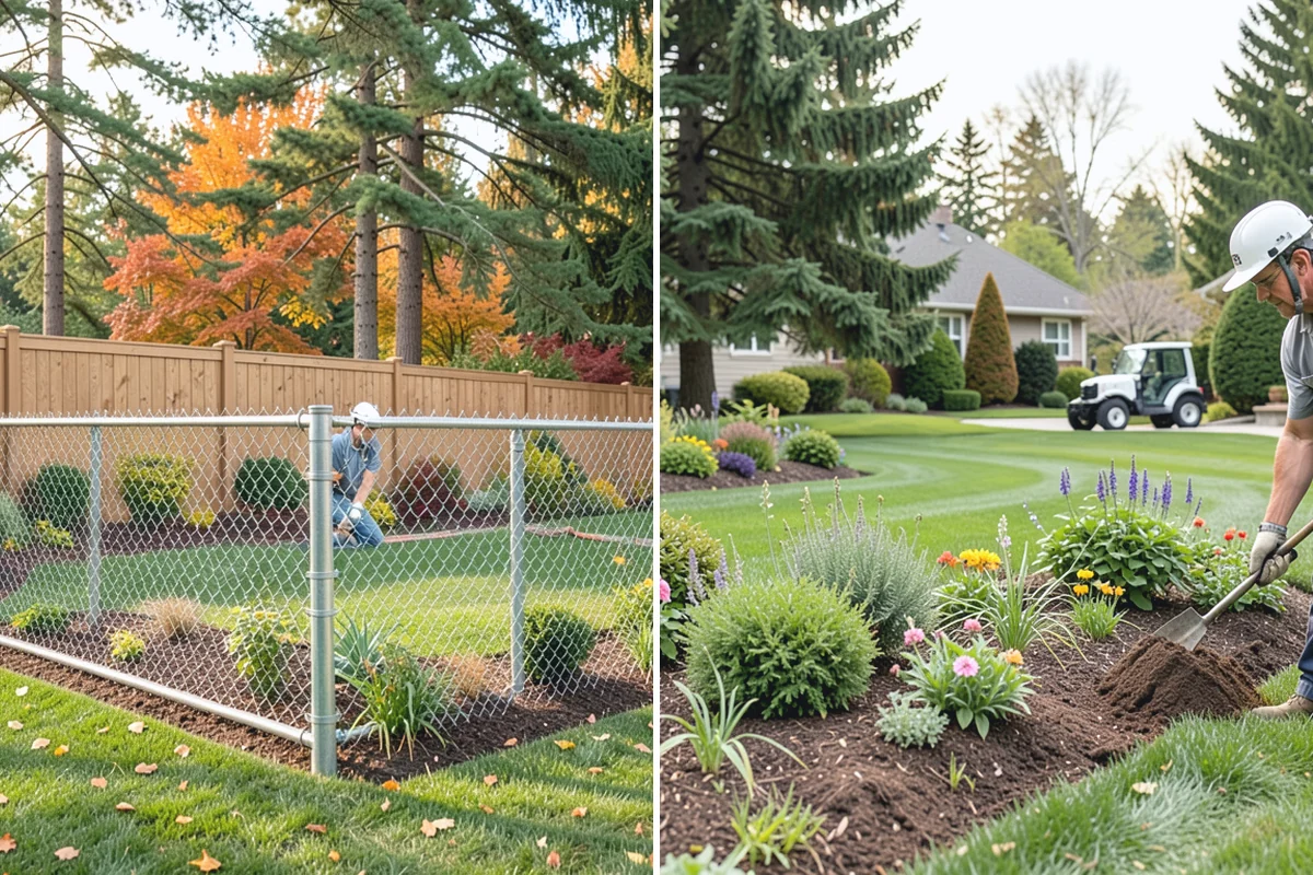 Landscape Renovation in Medina, King County, WA - Walk the property and assess existing plantings and grade