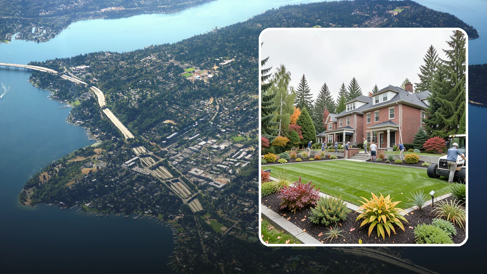 Landscape Renovation in Mercer Island, King County, WA - We reimagine and rebuild tired, overgrown yards into cohesive landscapes suited to the Pacific Northwest.