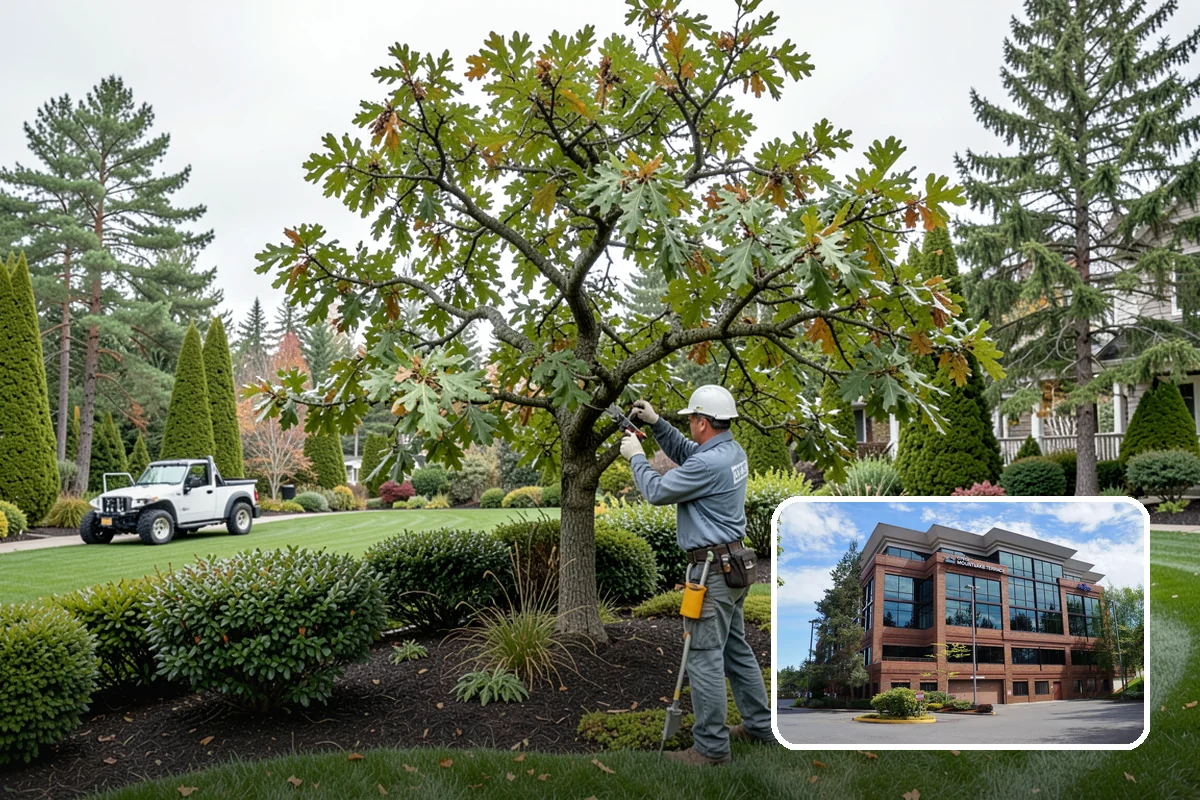 Landscape Renovation in Mountlake Terrace, Snohomish County, WA - Fresh, cohesive design that respects mature plantings