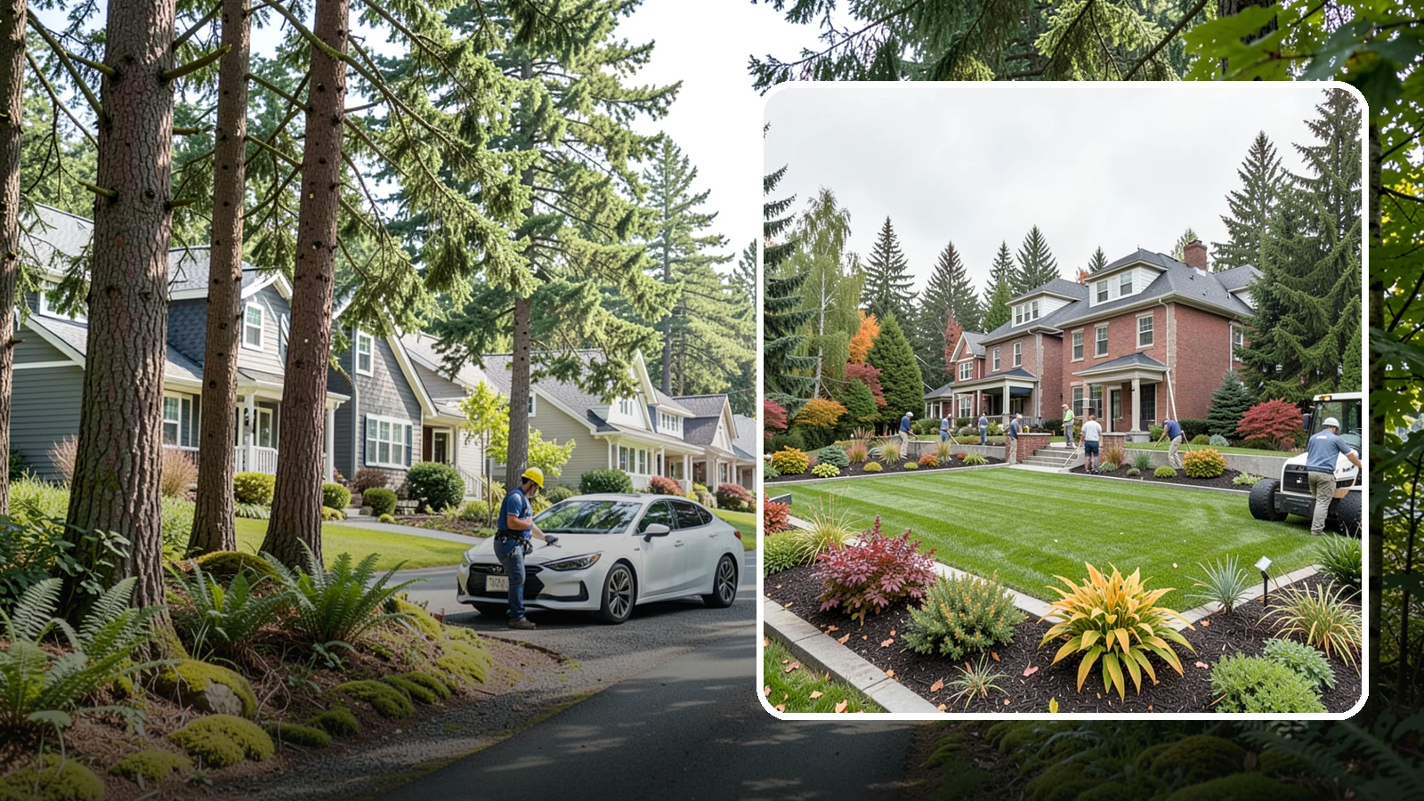 Landscape Renovation in Normandy Park, King County, WA - We reimagine and rebuild tired, overgrown yards into cohesive landscapes suited to the Pacific Northwest.