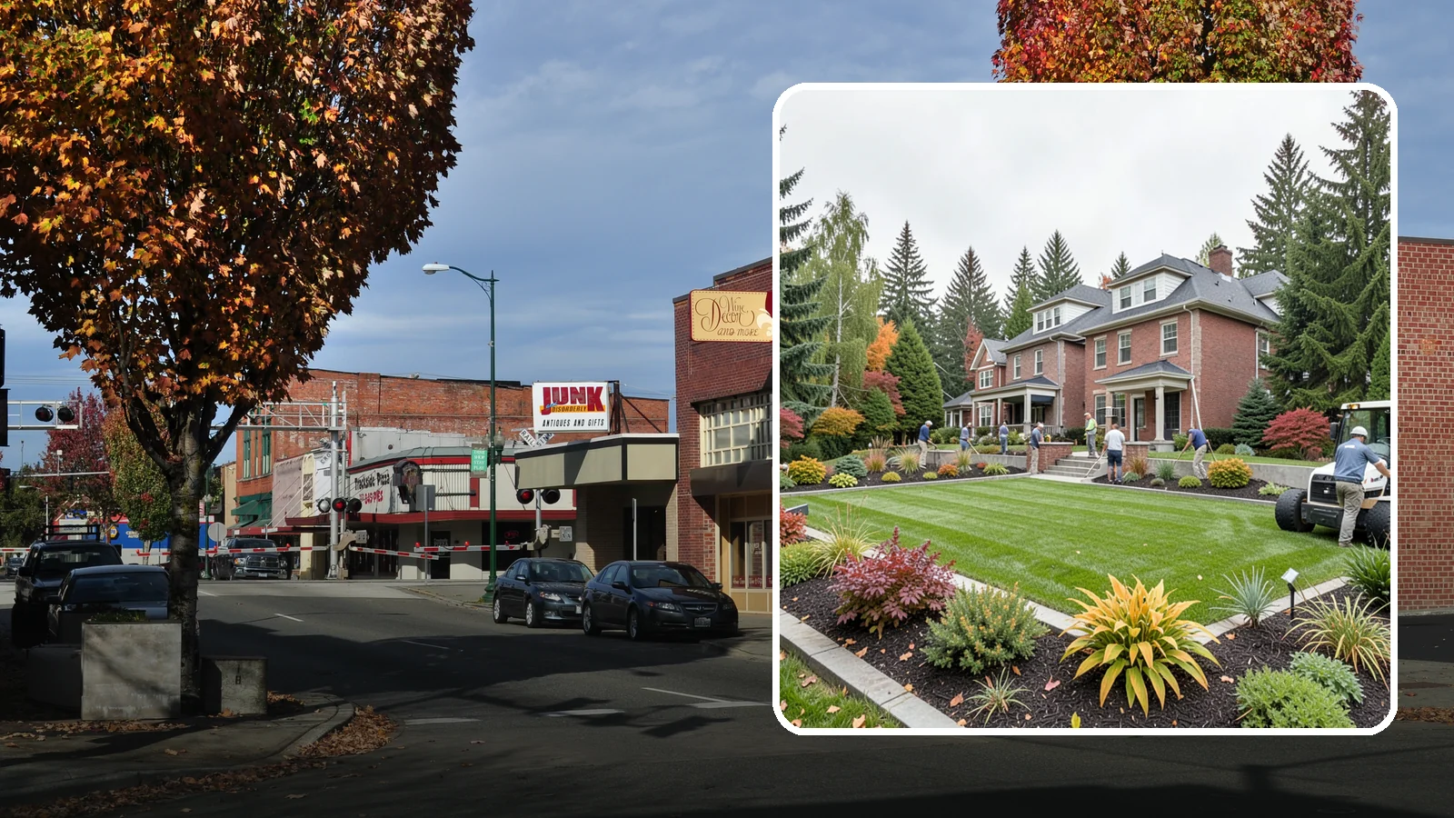 Landscape Renovation in Puyallup, Pierce County, WA - We reimagine and rebuild tired, overgrown yards into cohesive landscapes suited to the Pacific Northwest.