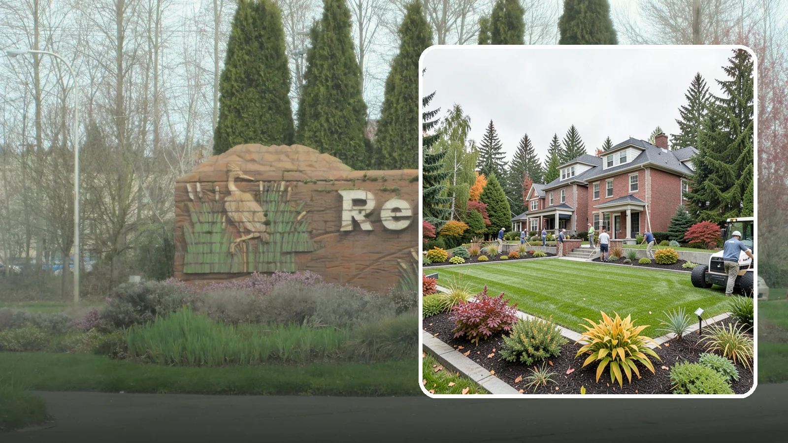 Landscape Renovation in Renton, King County, WA - We reimagine and rebuild tired, overgrown yards into cohesive landscapes suited to the Pacific Northwest.