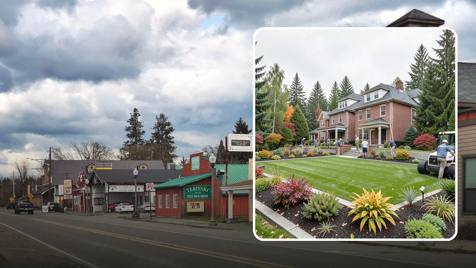 Landscape Renovation in Roy, Pierce County, WA - We reimagine and rebuild tired, overgrown yards into cohesive landscapes suited to the Pacific Northwest.