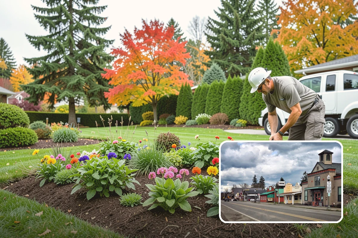 Landscape Renovation in Roy, Pierce County, WA - Fresh, cohesive design that respects mature plantings