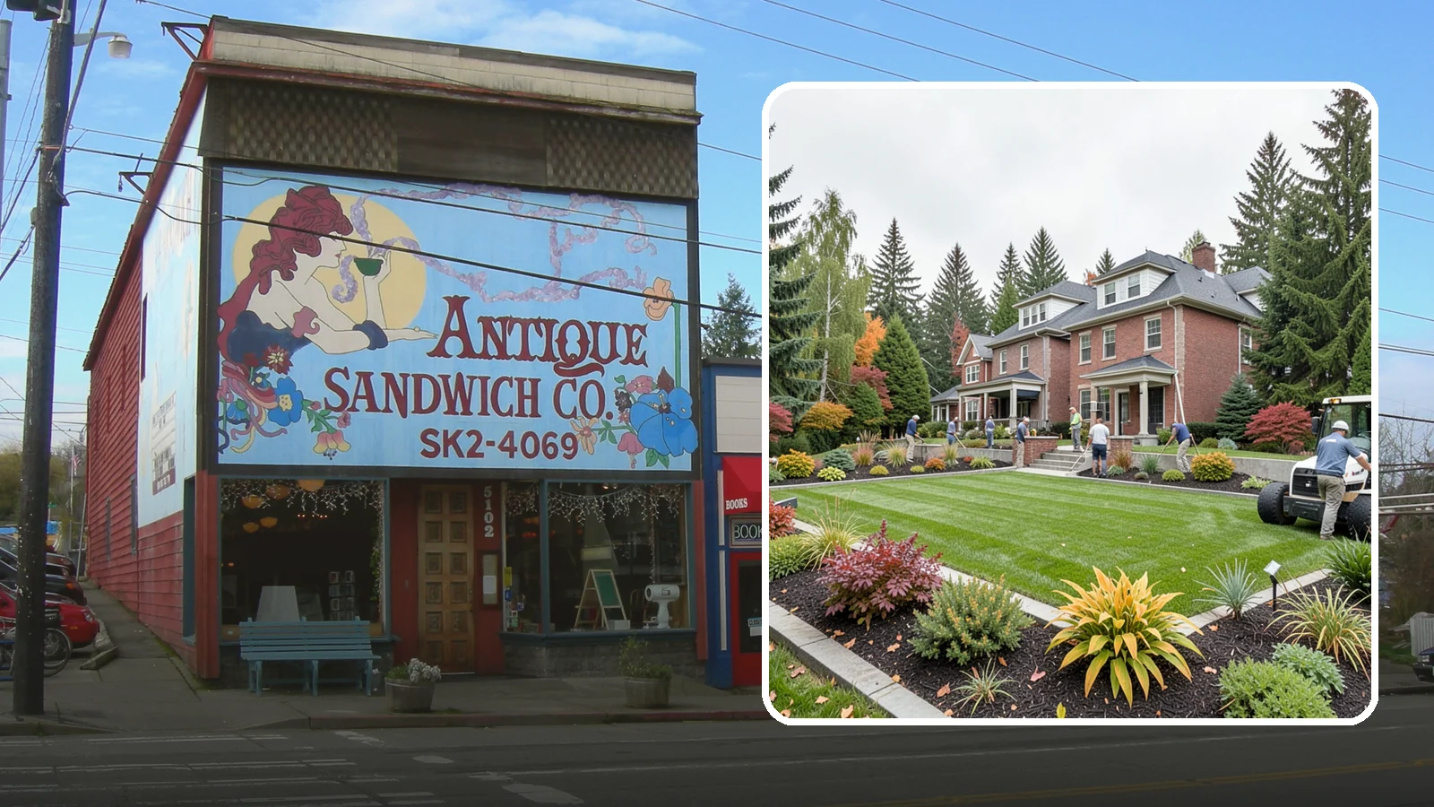 Landscape Renovation in Ruston, Pierce County, WA - We reimagine and rebuild tired, overgrown yards into cohesive landscapes suited to the Pacific Northwest.