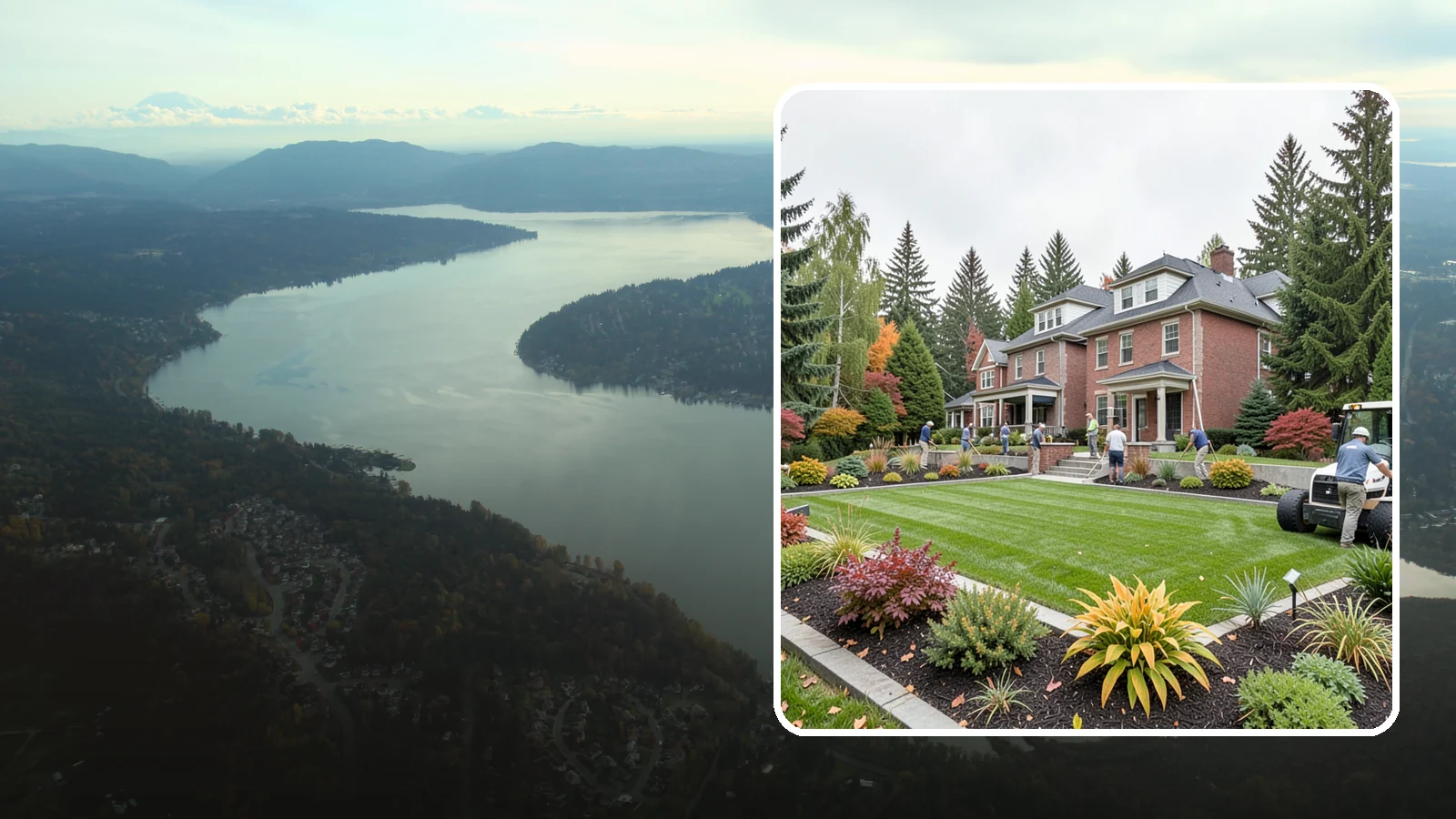 Landscape Renovation in Sammamish, King County, WA - We reimagine and rebuild tired, overgrown yards into cohesive landscapes suited to the Pacific Northwest.