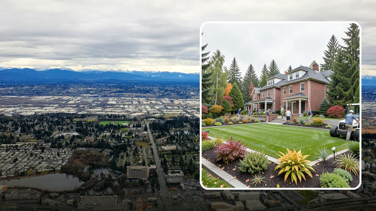 Landscape Renovation in SeaTac, King County, WA - We reimagine and rebuild tired, overgrown yards into cohesive landscapes suited to the Pacific Northwest.