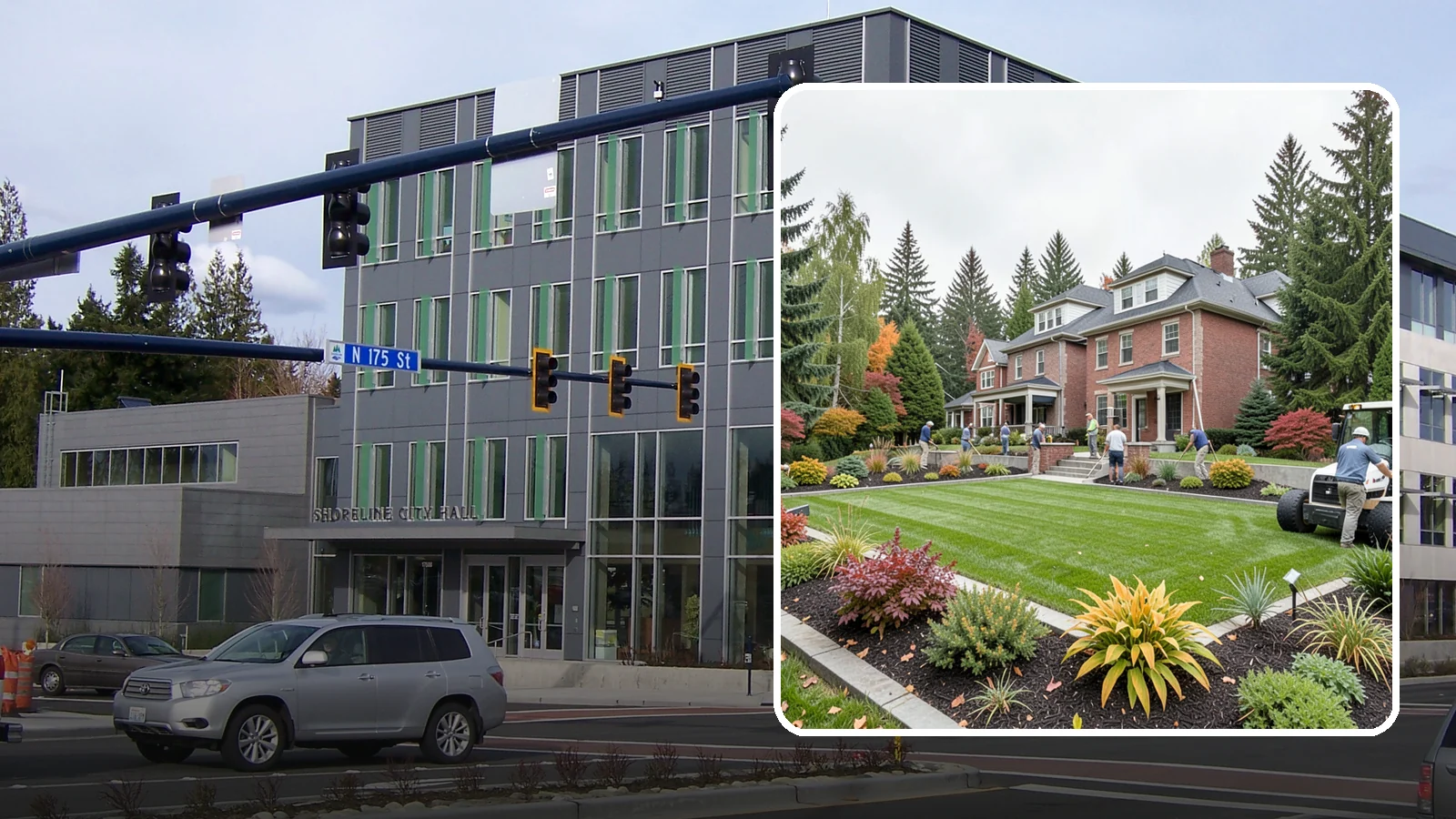 Landscape Renovation in Shoreline, King County, WA - We reimagine and rebuild tired, overgrown yards into cohesive landscapes suited to the Pacific Northwest.