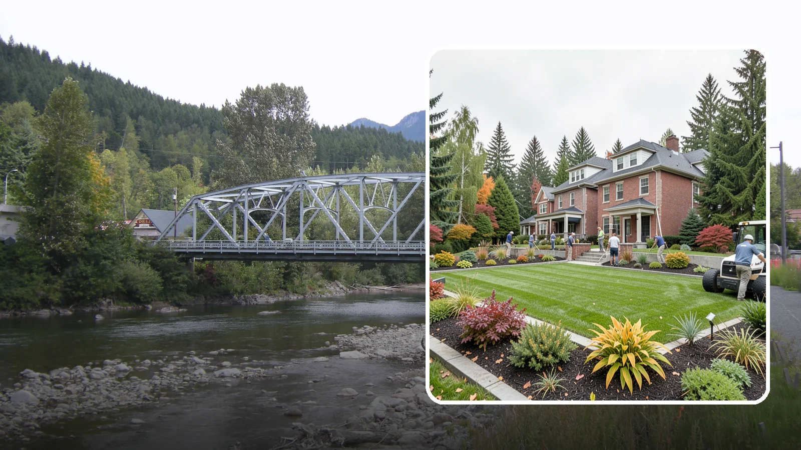Landscape Renovation in Skykomish, King County, WA - We reimagine and rebuild tired, overgrown yards into cohesive landscapes suited to the Pacific Northwest.