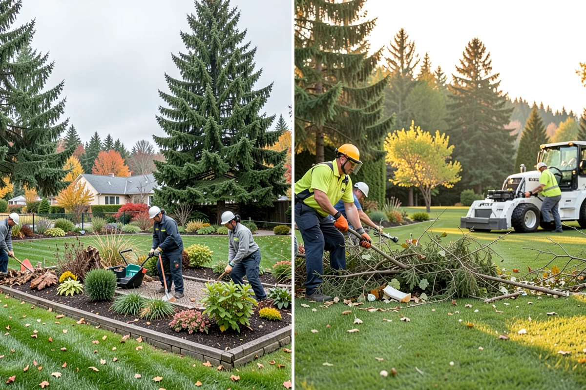 Landscape Renovation in Snoqualmie, King County, WA - Walk the property and assess existing plantings and grade