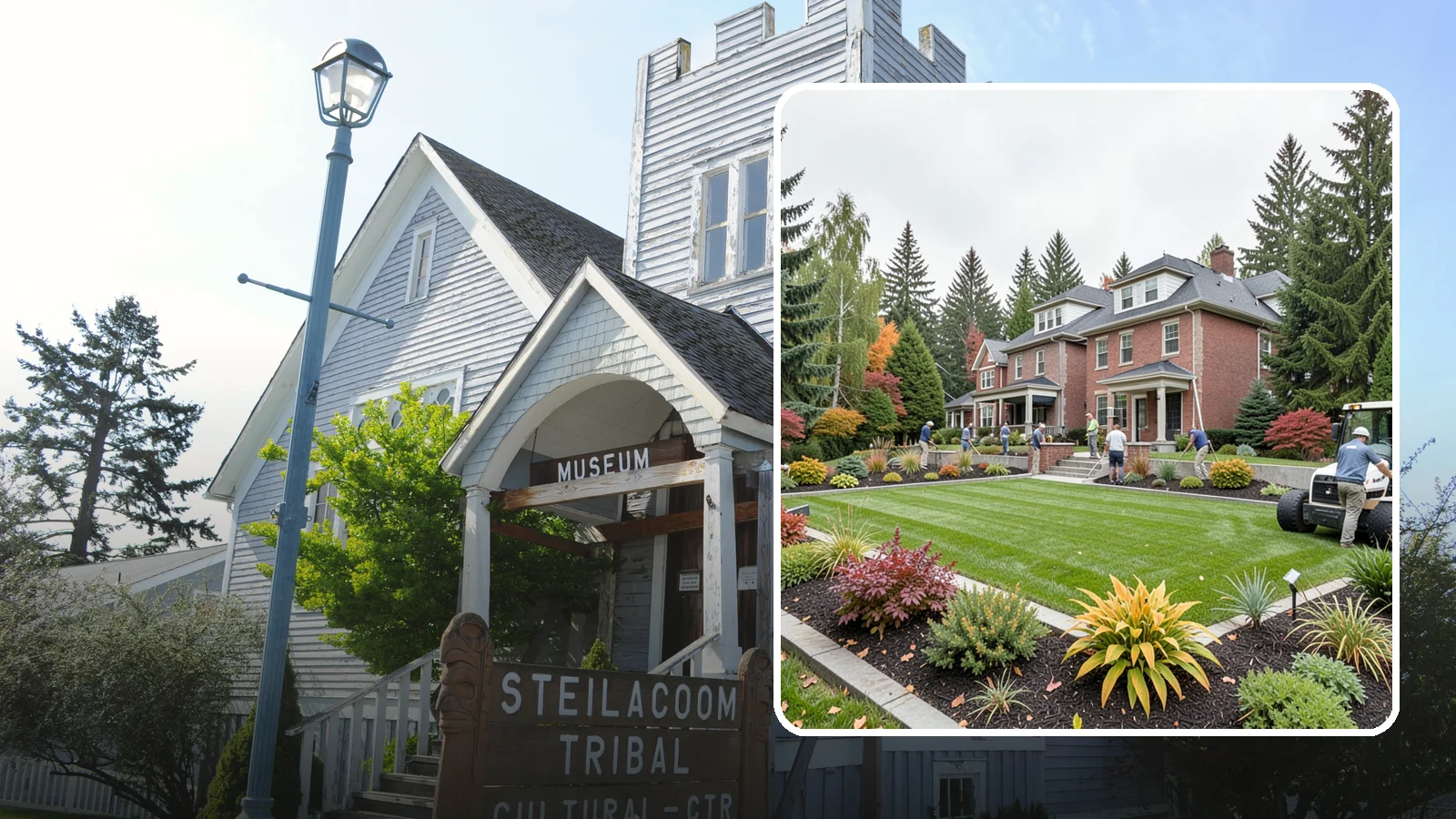 Landscape Renovation in Steilacoom, Pierce County, WA - We reimagine and rebuild tired, overgrown yards into cohesive landscapes suited to the Pacific Northwest.