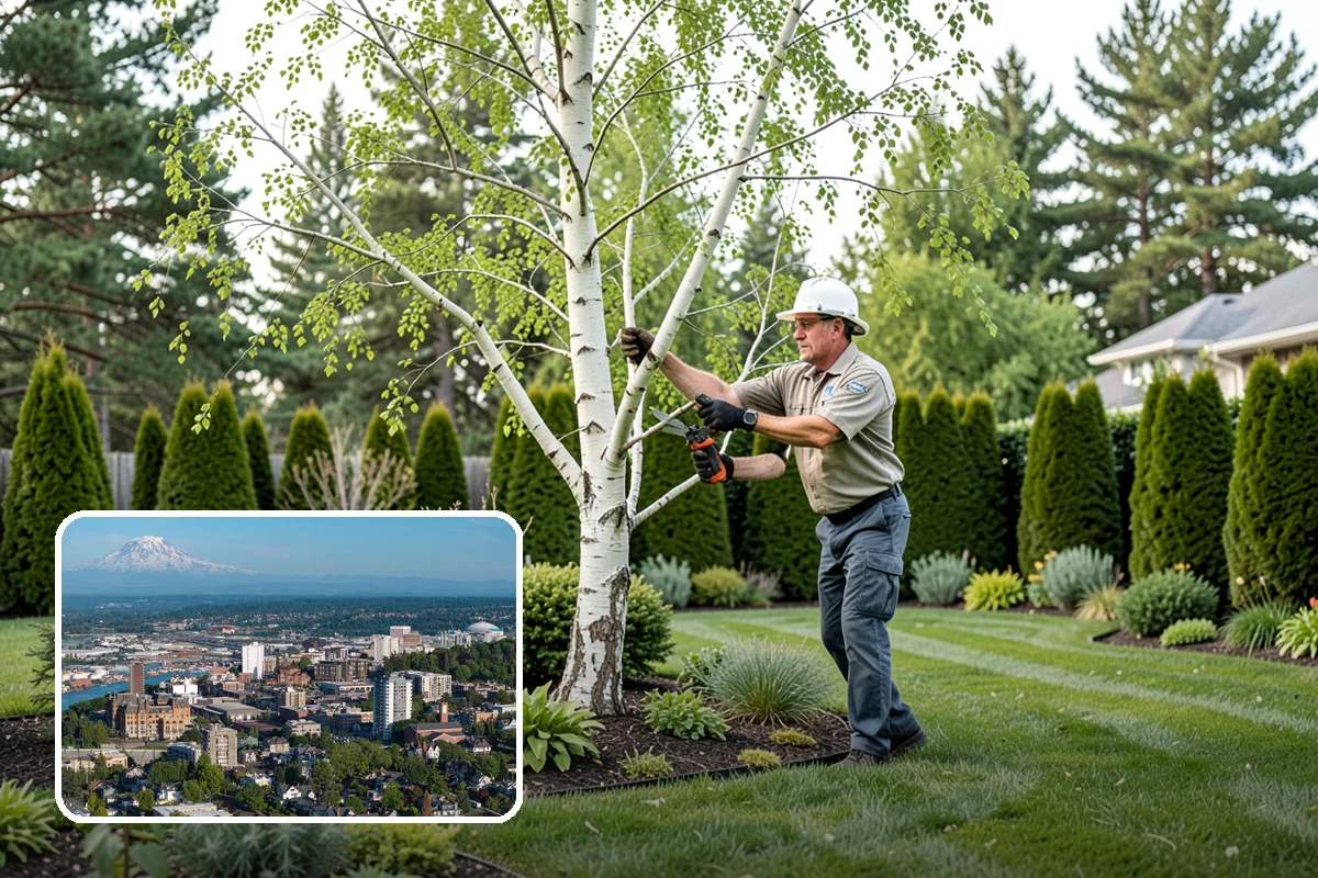 Landscape Renovation in Tacoma, Pierce County, WA - Fresh, cohesive design that respects mature plantings