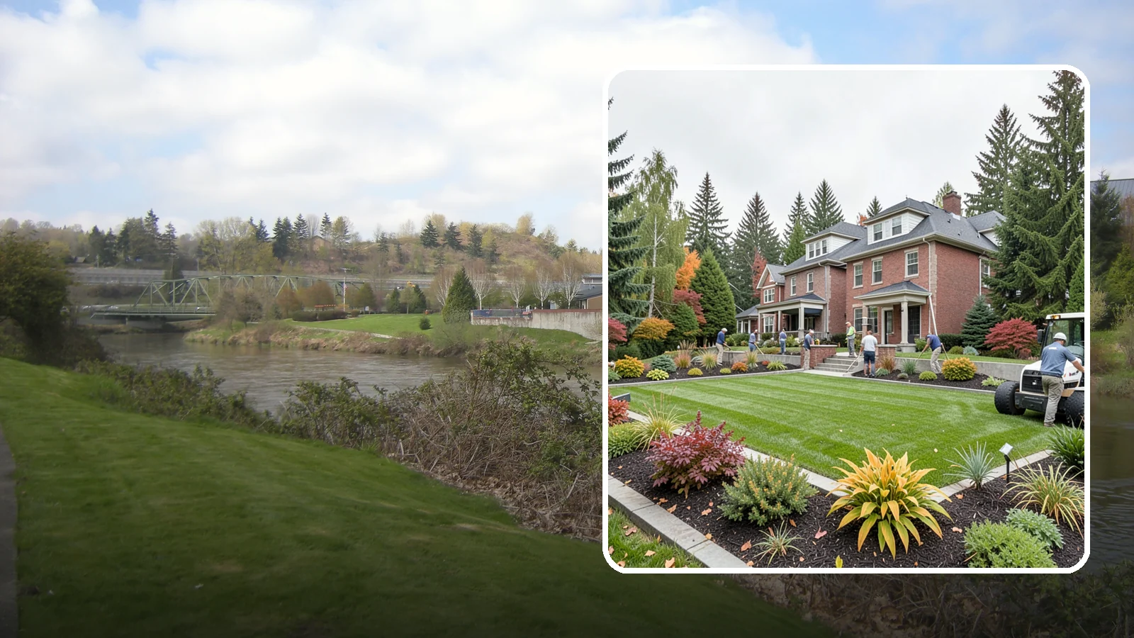 Landscape Renovation in Tukwila, King County, WA - We reimagine and rebuild tired, overgrown yards into cohesive landscapes suited to the Pacific Northwest.