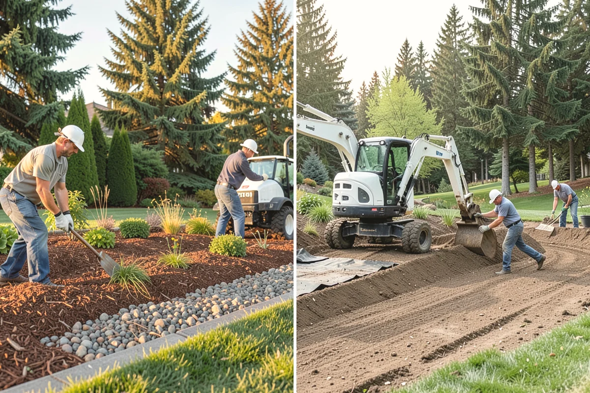 Landscape Renovation in Tukwila, King County, WA - Walk the property and assess existing plantings and grade