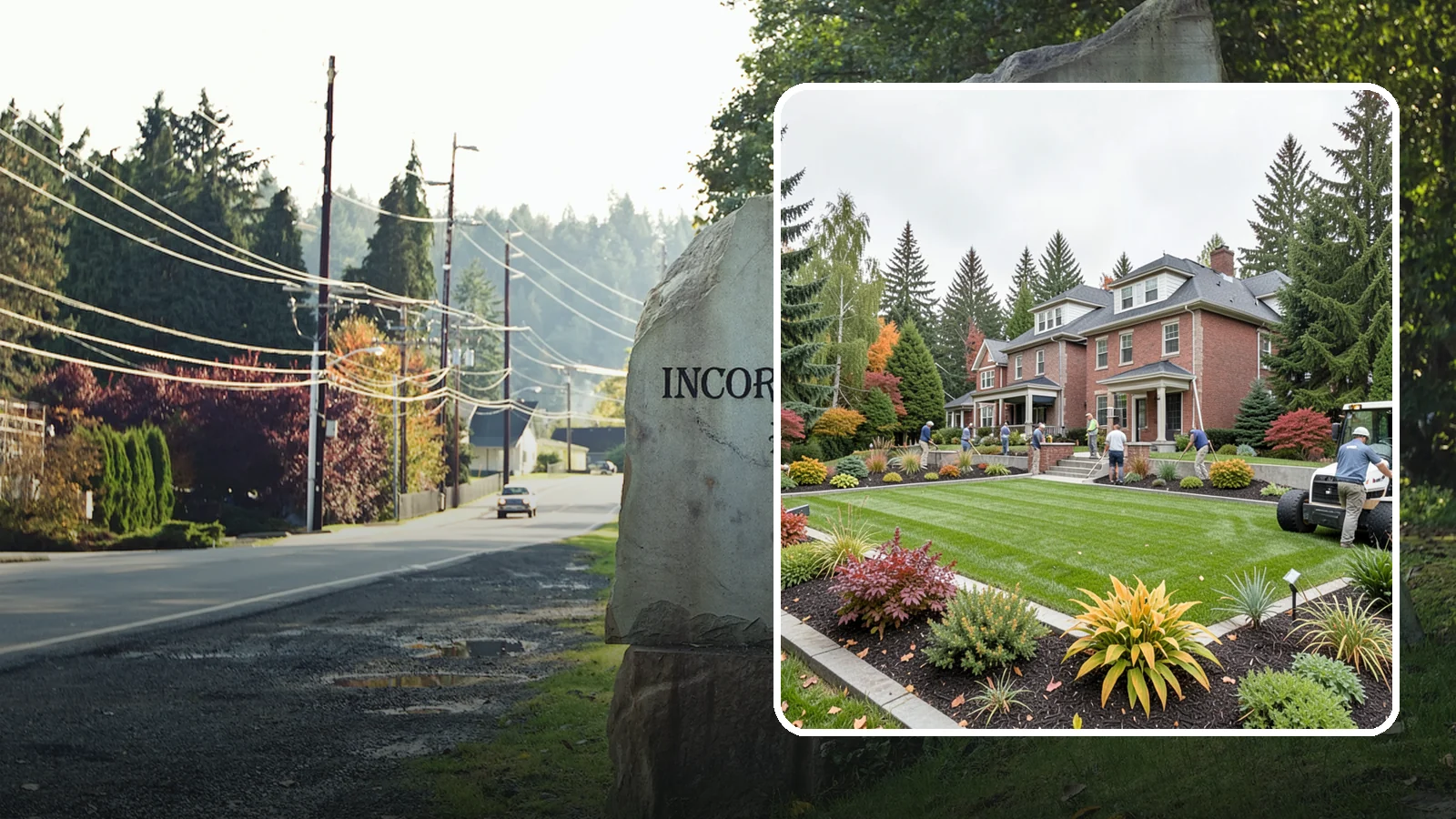 Landscape Renovation in Wilkeson, Pierce County, WA - We reimagine and rebuild tired, overgrown yards into cohesive landscapes suited to the Pacific Northwest.