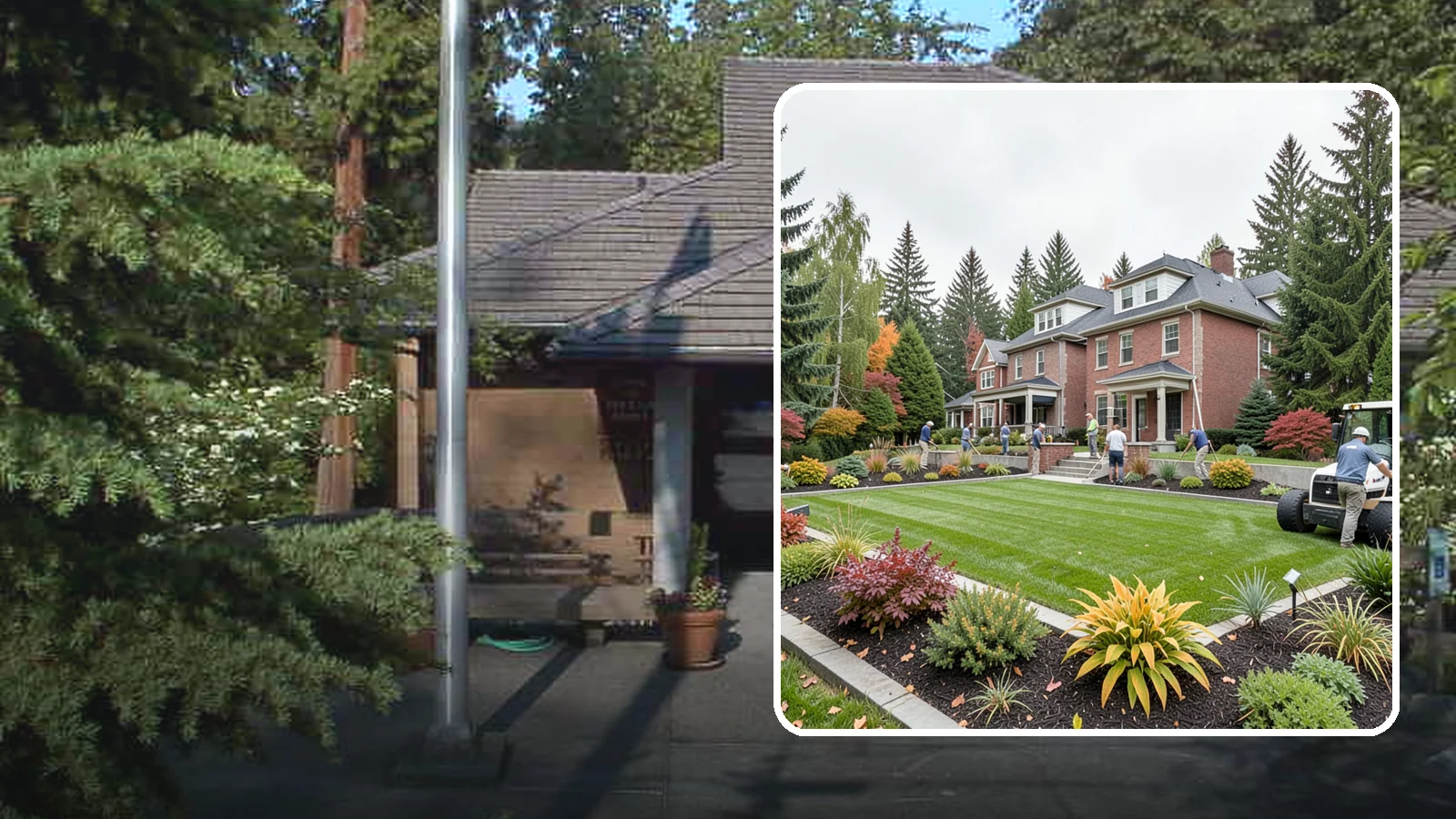 Landscape Renovation in Yarrow Point, King County, WA - We reimagine and rebuild tired, overgrown yards into cohesive landscapes suited to the Pacific Northwest.