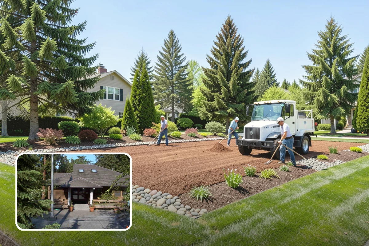 Landscape Renovation in Yarrow Point, King County, WA - Fresh, cohesive design that respects mature plantings