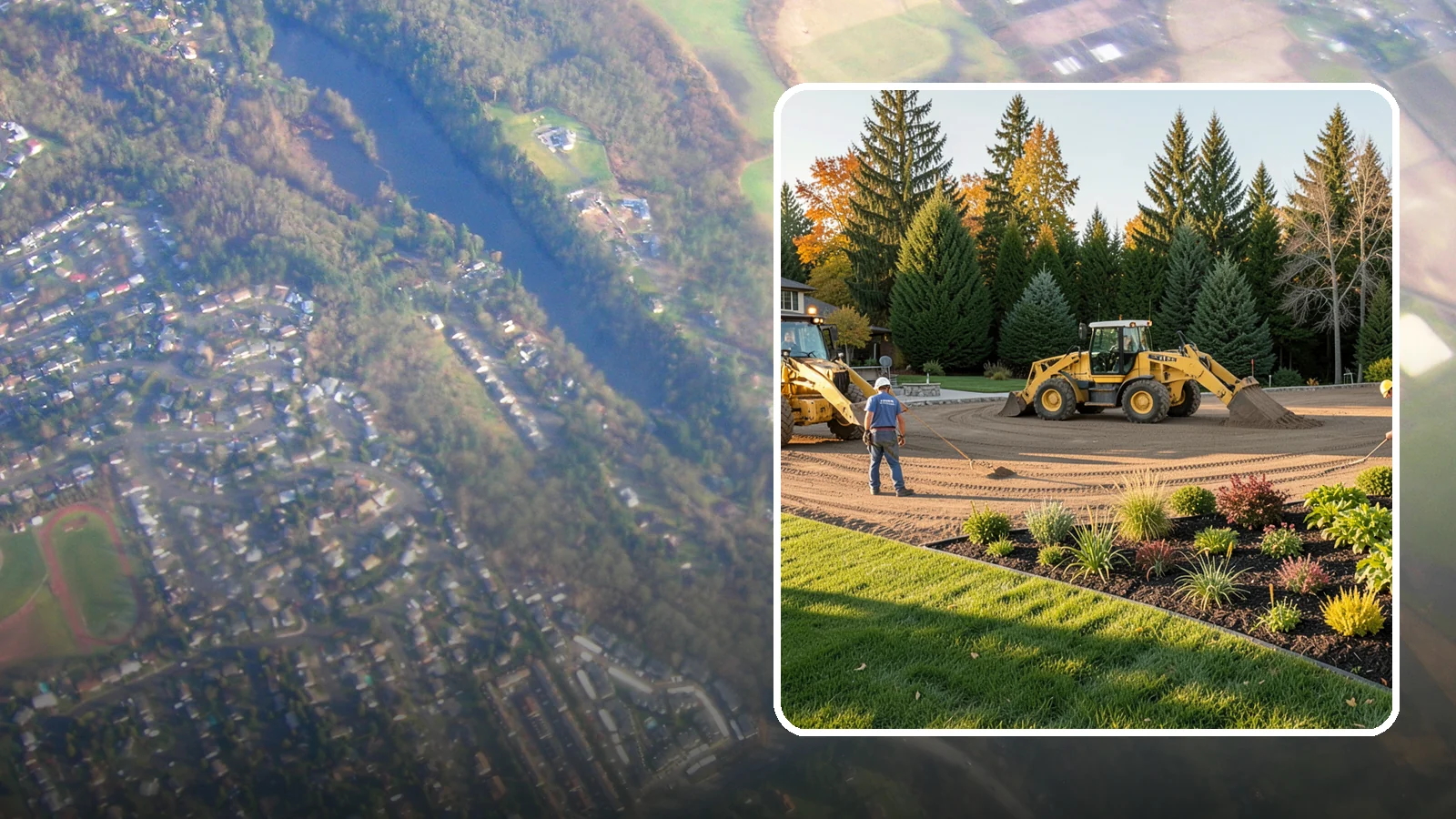 Large-Scale Landscape Construction in Algona, King County, WA - Full-scale landscape and site construction for commercial and large residential projects, managed end to end.