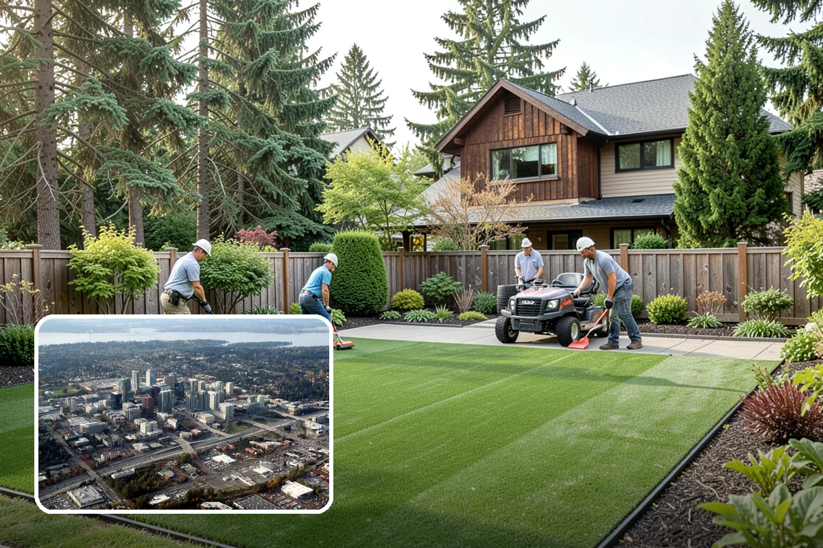 Large-Scale Landscape Construction in Bellevue, King County, WA - End-to-end project management