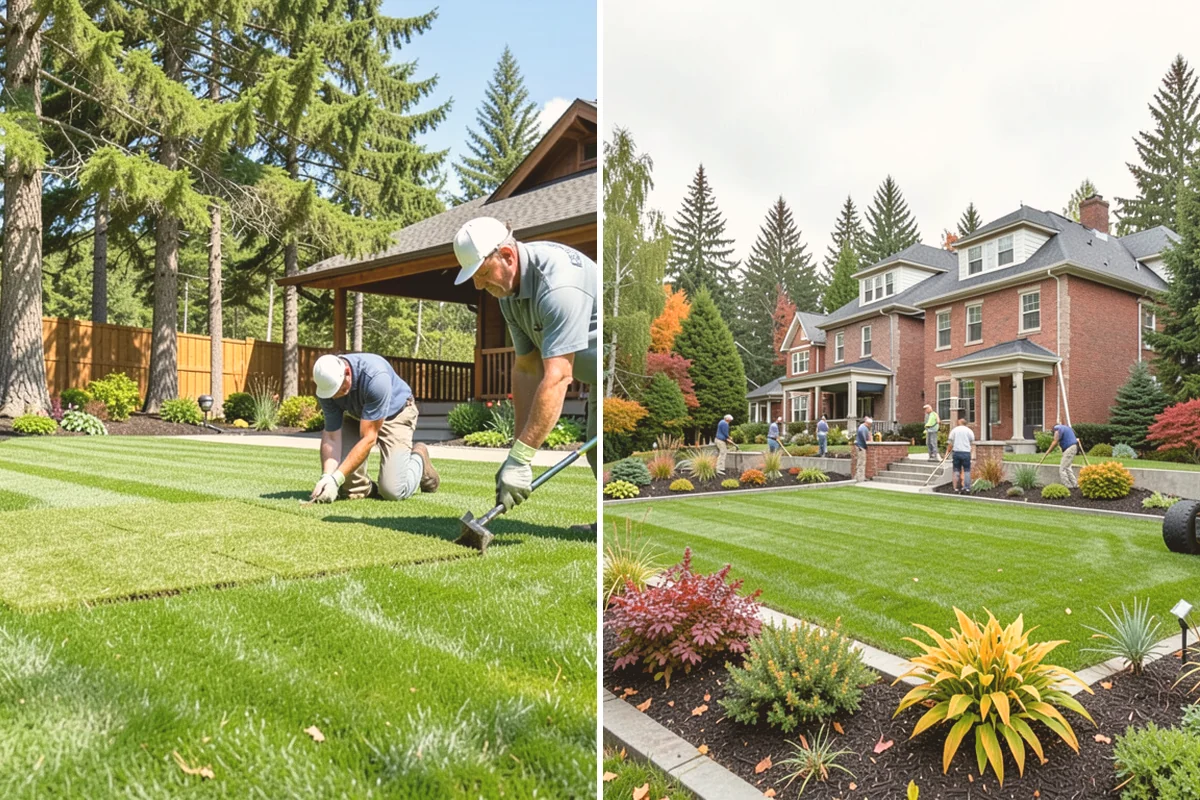 Large-Scale Landscape Construction in Bellevue, King County, WA - Plan the project scope and phases