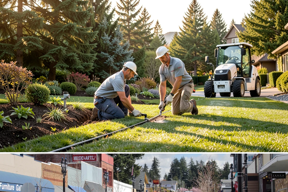 Large-Scale Landscape Construction in Bothell, King County, WA - Best executed spring through fall