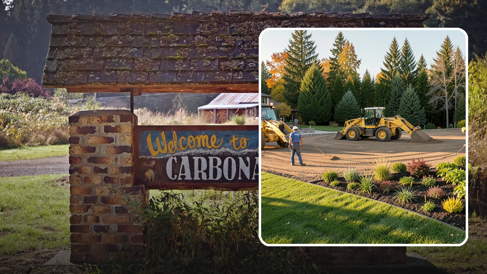 Large-Scale Landscape Construction in Carbonado, Pierce County, WA - Full-scale landscape and site construction for commercial and large residential projects, managed end to end.