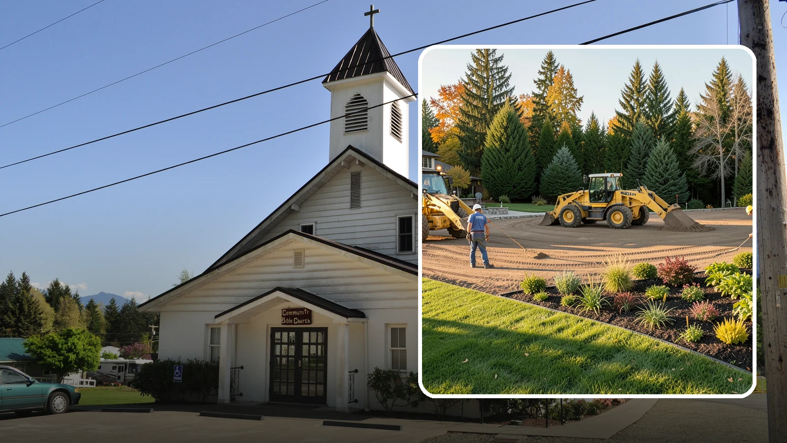 Large-Scale Landscape Construction in Concrete, Skagit County, WA - Full-scale landscape and site construction for commercial and large residential projects, managed end to end.