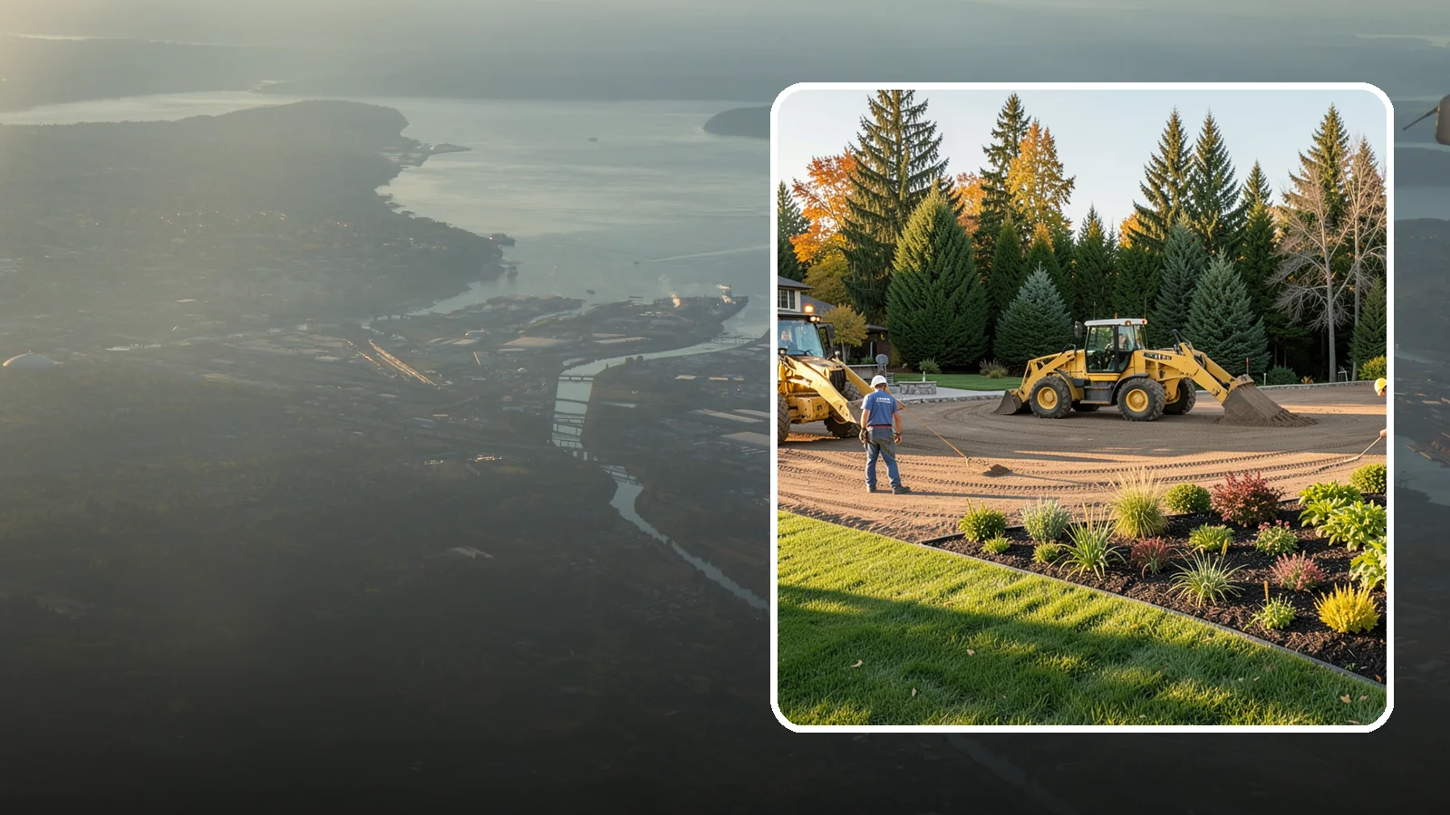 Large-Scale Landscape Construction in Fife, Pierce County, WA - Full-scale landscape and site construction for commercial and large residential projects, managed end to end.