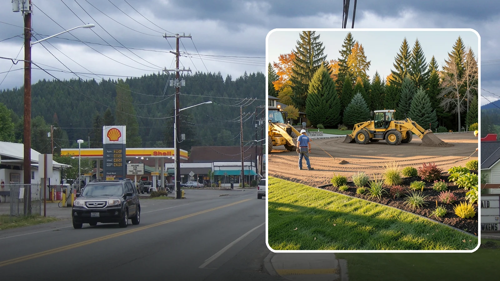 Large-Scale Landscape Construction in Granite Falls, Snohomish County, WA - Full-scale landscape and site construction for commercial and large residential projects, managed end to end.