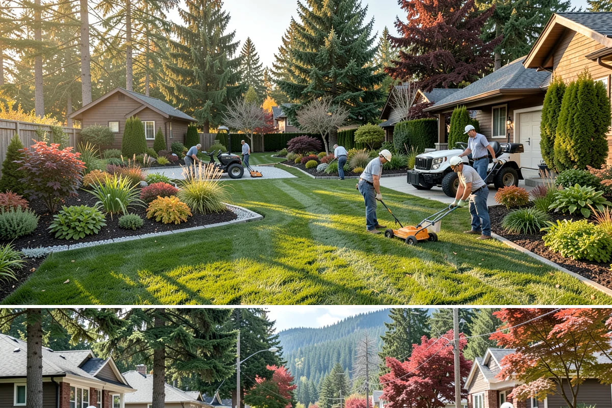 Large-Scale Landscape Construction in Hunts Point, King County, WA - Best executed spring through fall