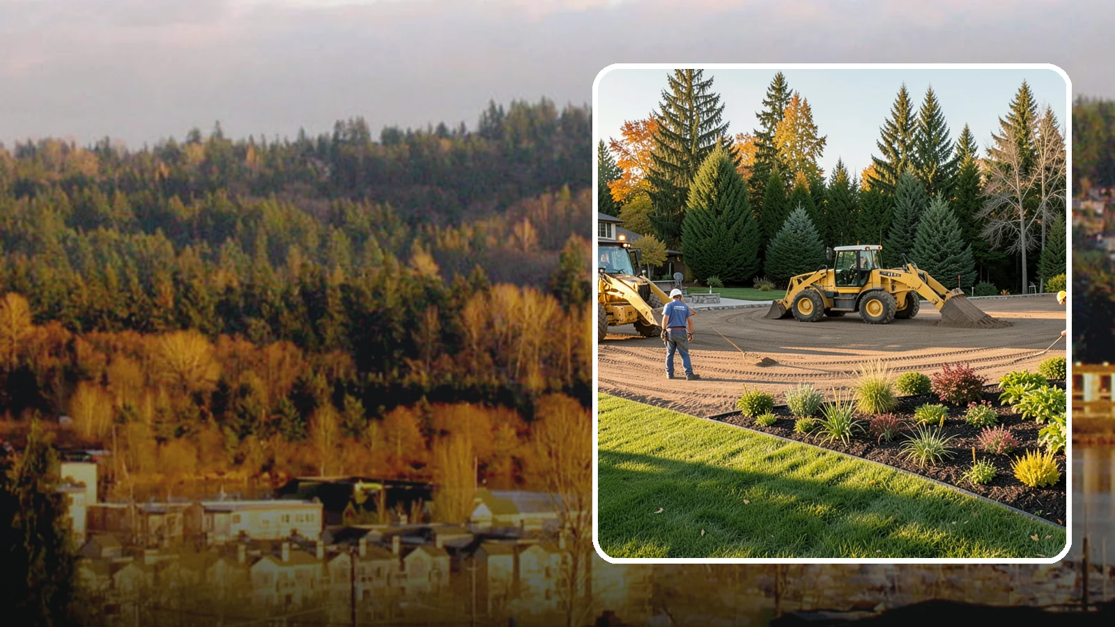 Large-Scale Landscape Construction in Kenmore, King County, WA - Full-scale landscape and site construction for commercial and large residential projects, managed end to end.
